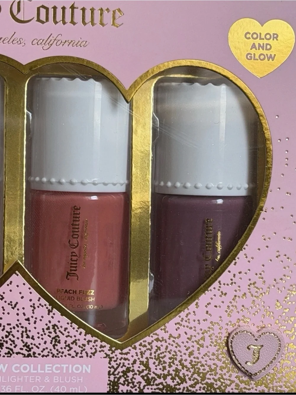 Juicy Couture Skin Glow Collection Liquid Highlighter & Blush Makeup Set NIB
